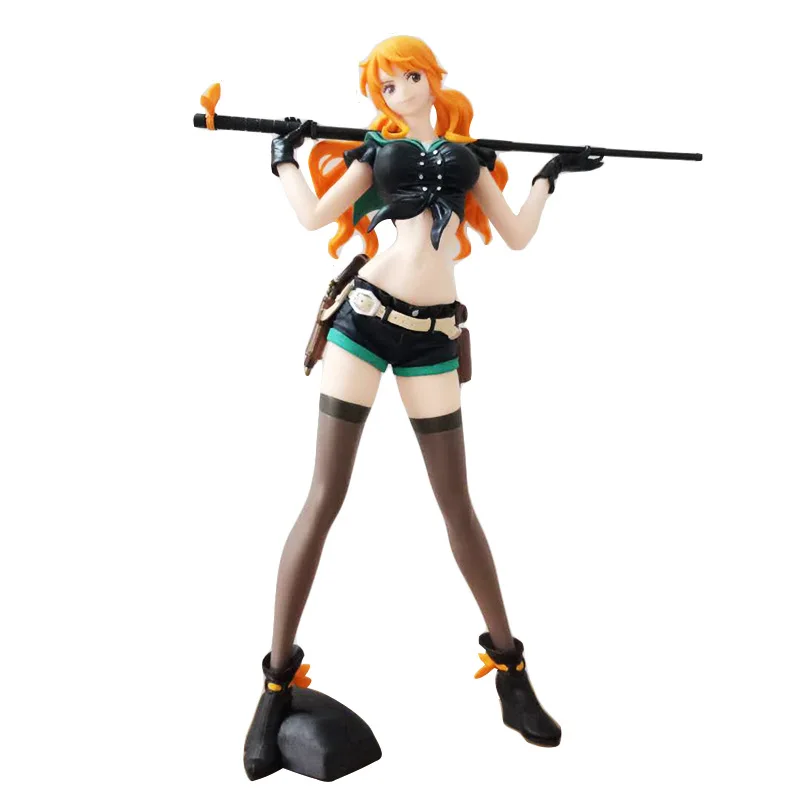 

Anime One Piece Flag Diamond Ship Nami Code:B Sexy Girl Figure PVC Action Figures Collection Model Toys