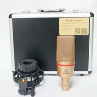 high end c7000 large diaphragm condenser microphone 48v xlr for stage studio pc live recording with shock mount flight case