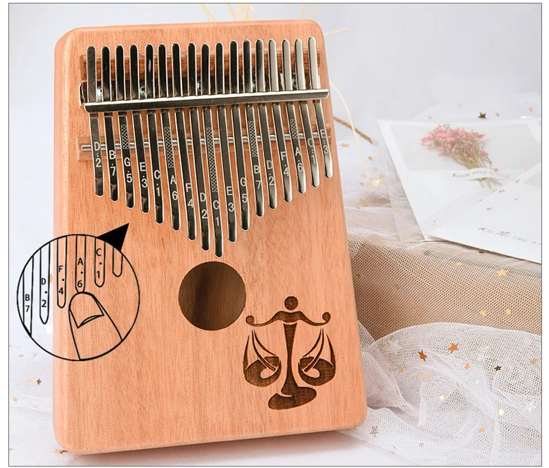 

17 Key Original Set Kalimba Tools Kit Kids Chromatic Kalimba Thumb Piano Teclas Para Teclado Instrumentos Musicales DL6WZQ
