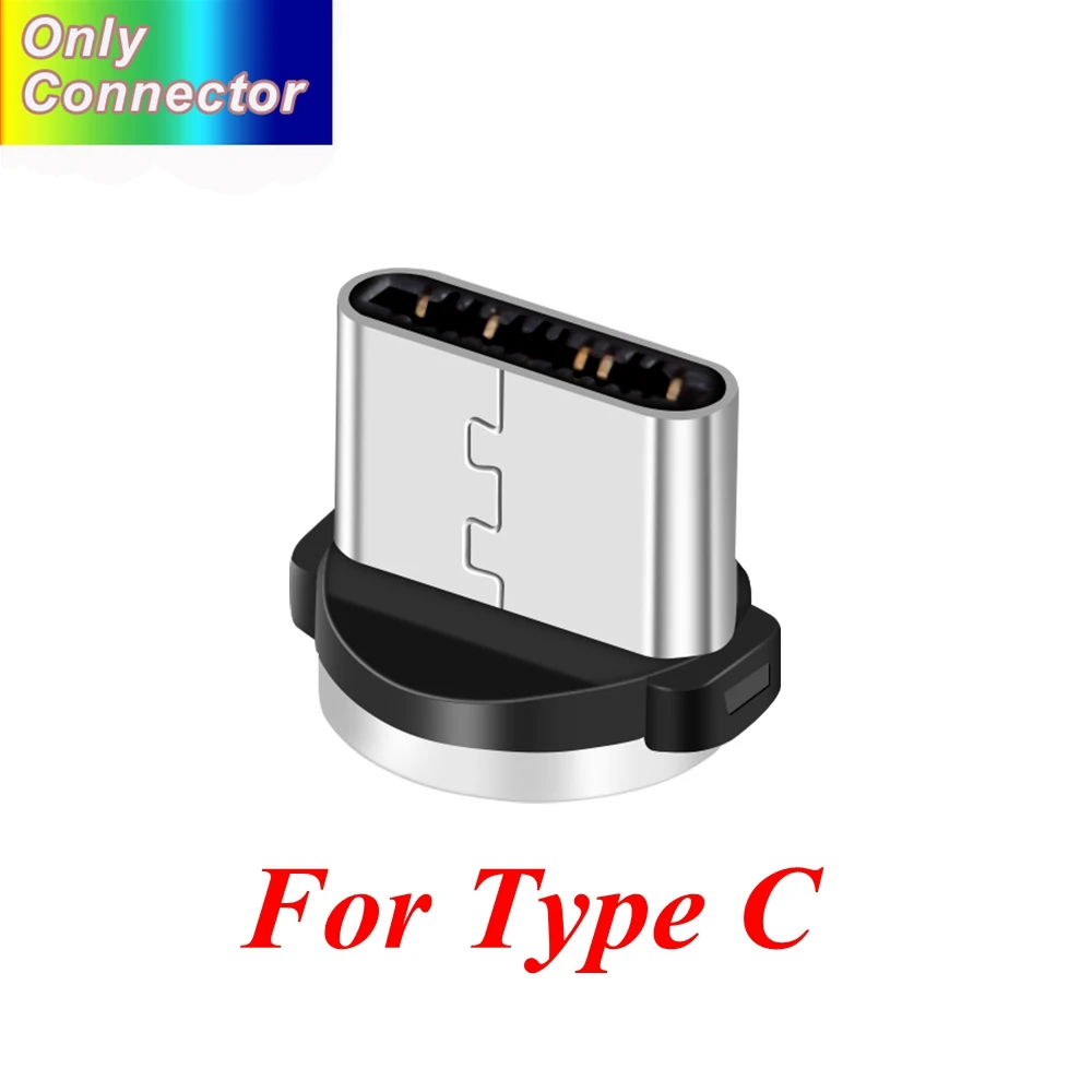 Type C Plug Магнитный кабель Олаф для iPhone XS Max XR, магнитное зарядное устройство, быстрая зарядка, кабель Micro usb type C, магнитное зарядное устройство, зарядный провод usb - Color: Type C Plug