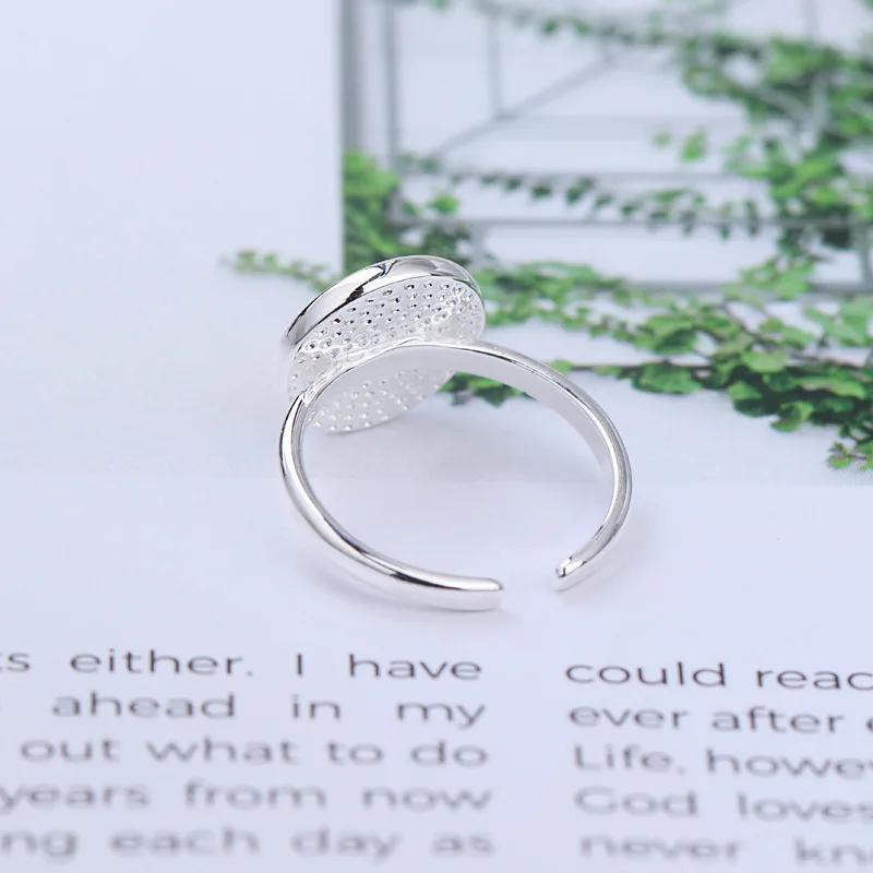 Новое поступление посеребренные милые желтые круглые кольца со смайликом для