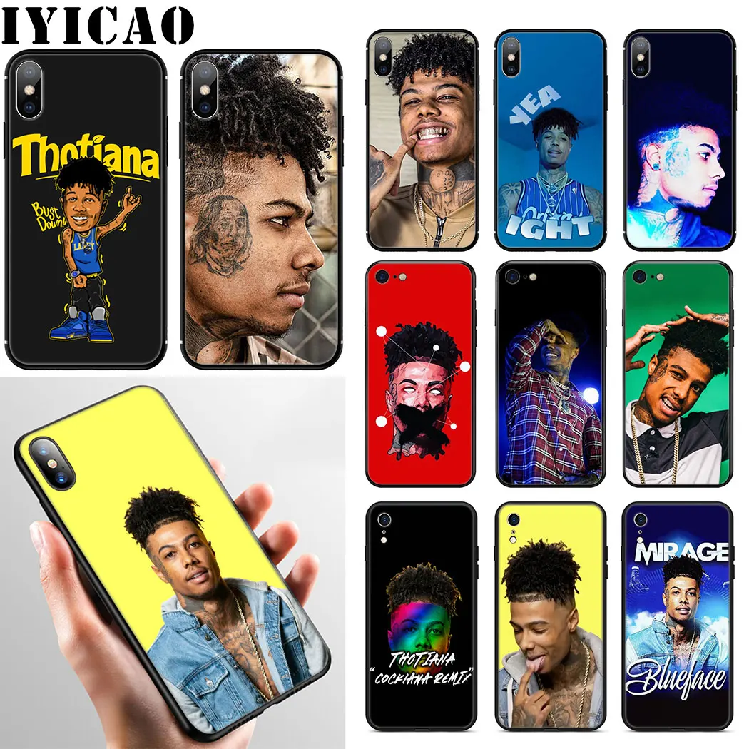 Мягкий силиконовый чехол Blueface для iPhone 11 Pro Max XR X XS 6 6S 7 8 Plus 5 SE чехол|Бамперы| |