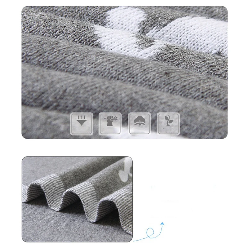 

Baby Knitted Blankets Stroller Bed Bath Swaddle Wrap Infantil Cotton