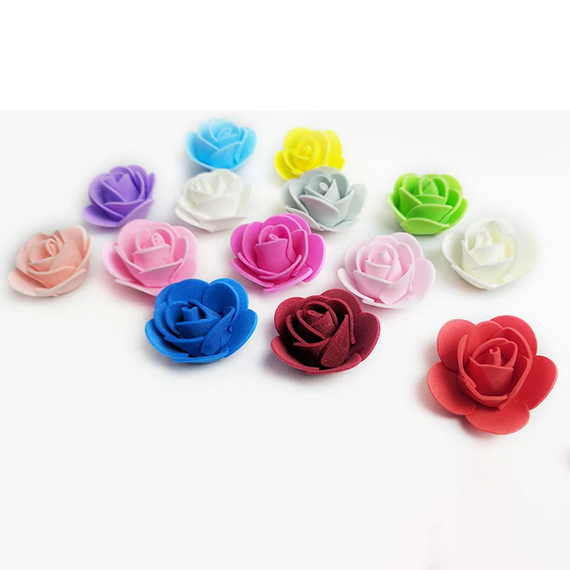 500 шт. искусственные розы из пены 3 см|Искусственные и сухие цветы| |