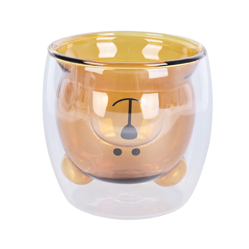 270 мл двойная кофейная чашка высокая боросиликатная стеклянная для напитков