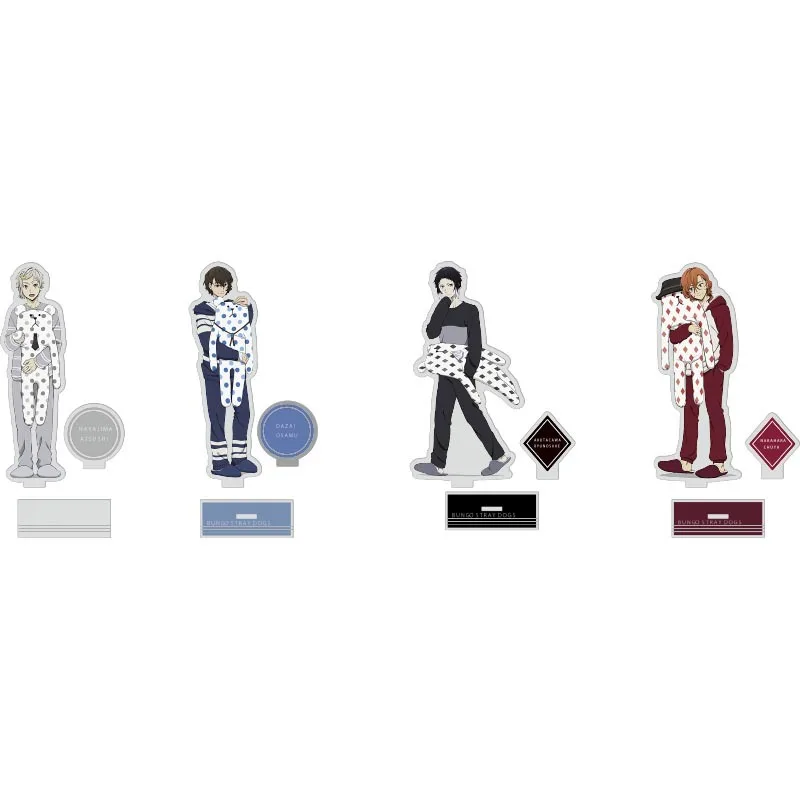 

Anime Figure Bungo Stray Dogs Keychain Acrylic Stand Nakahara Chuuya Model Plate Desk Decor Standing Sign Fans Gifts Collection