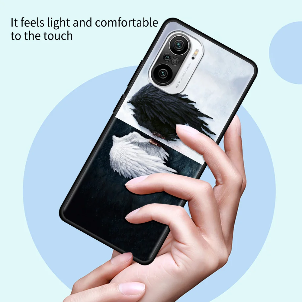 Чехол для телефона Xiaomi Redmi 9C 9A 8 7A 8A 9 Prime Power 7 6A K30 K20 K40 Pro Plus 9T 9i 6 Coque Angel Wings | Мобильные