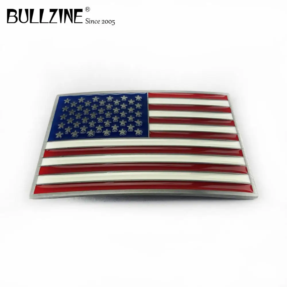 Bullzine оптовая продажа цинковый сплав искусственный цвет эмалированная пряжка