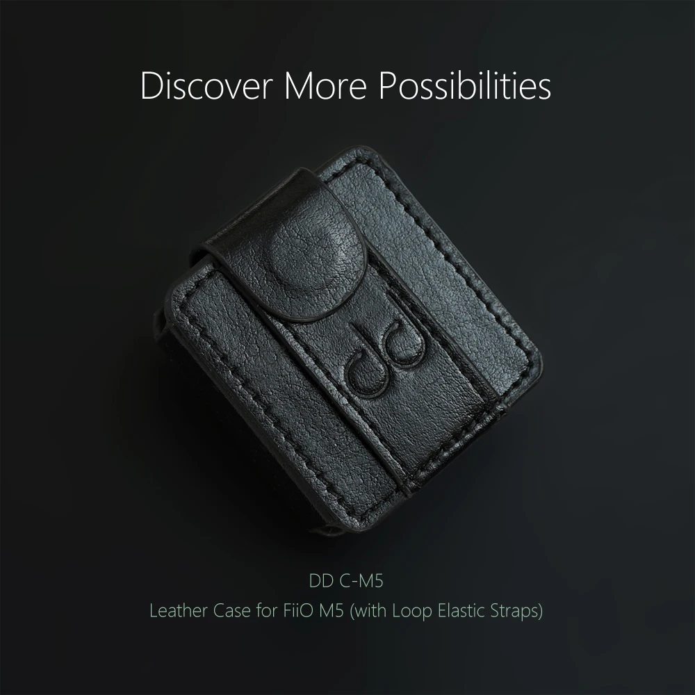 Кожаный чехол DD C-M5 для музыкального плеера FiiO M5 с эластичными ремешками |
