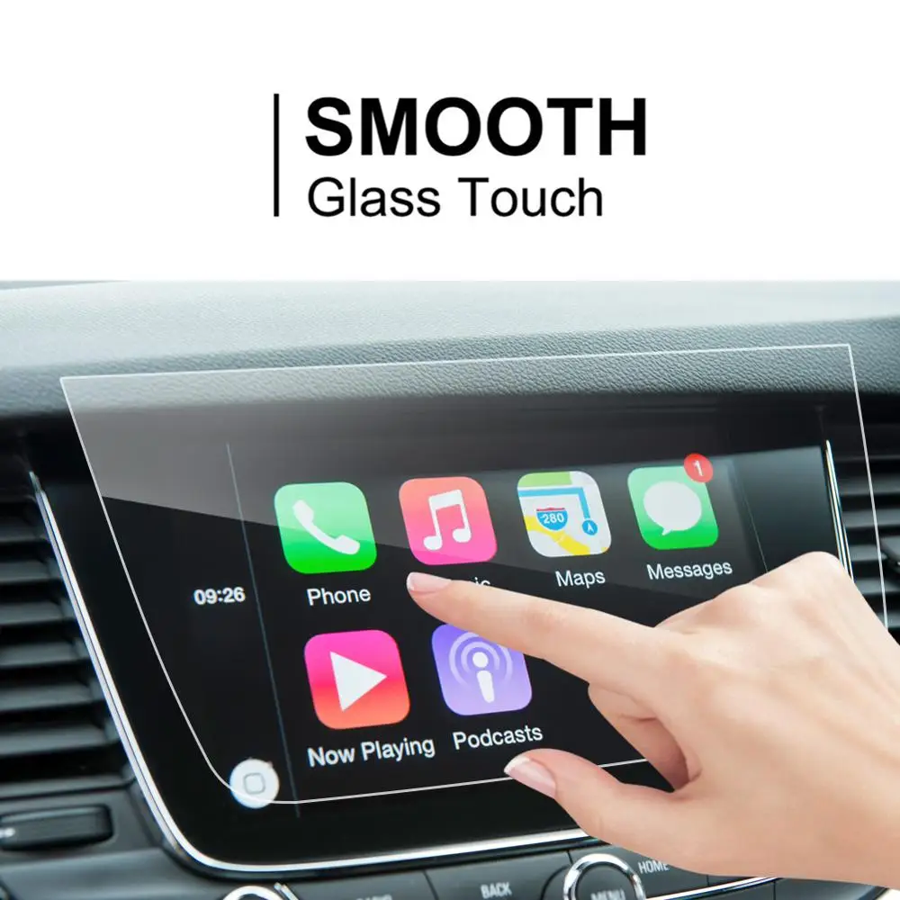 lfotpp for astra kvauxhall astra k 2018 car navigation display tempered glass screen protector auto interior protective sticker free global shipping