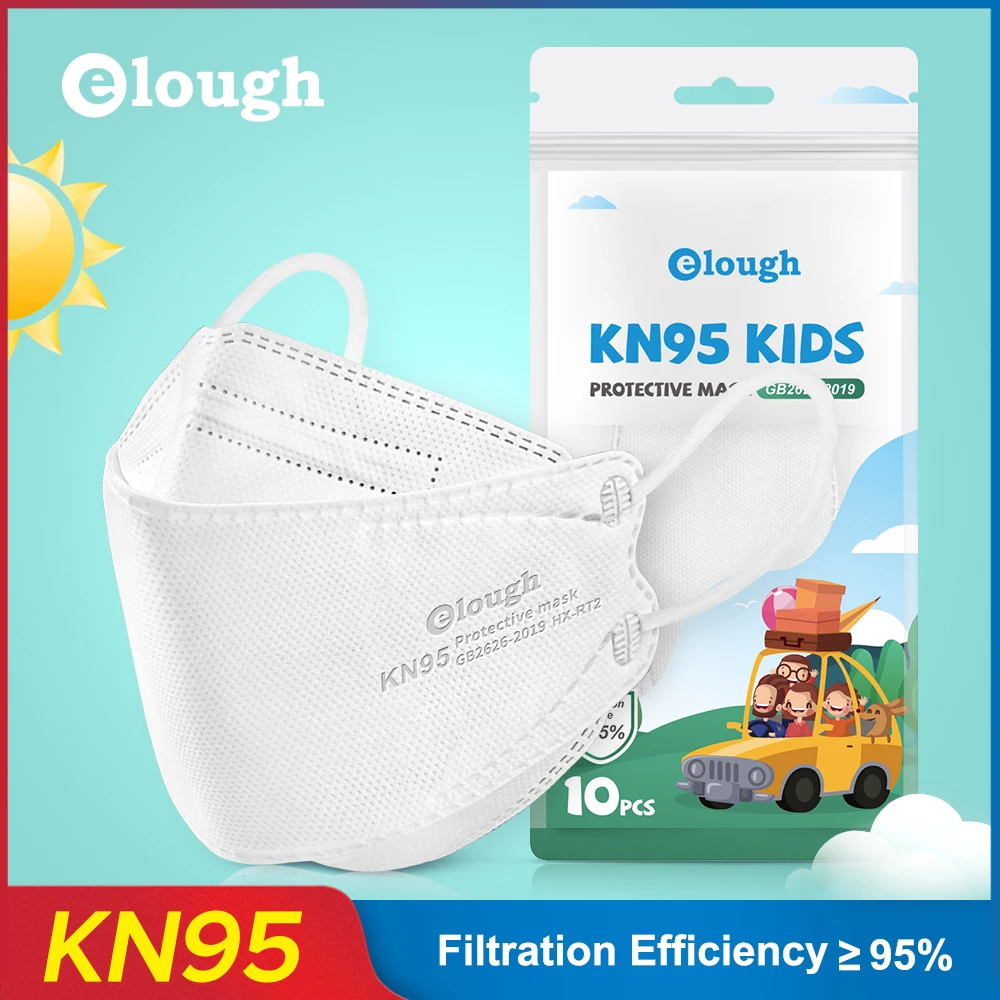 Elough Mascarillas FPP2 дети 4 слоя FFP2Mask 10 цветные утвержденные корейский стиль KN95 Mascarilla FFP2
