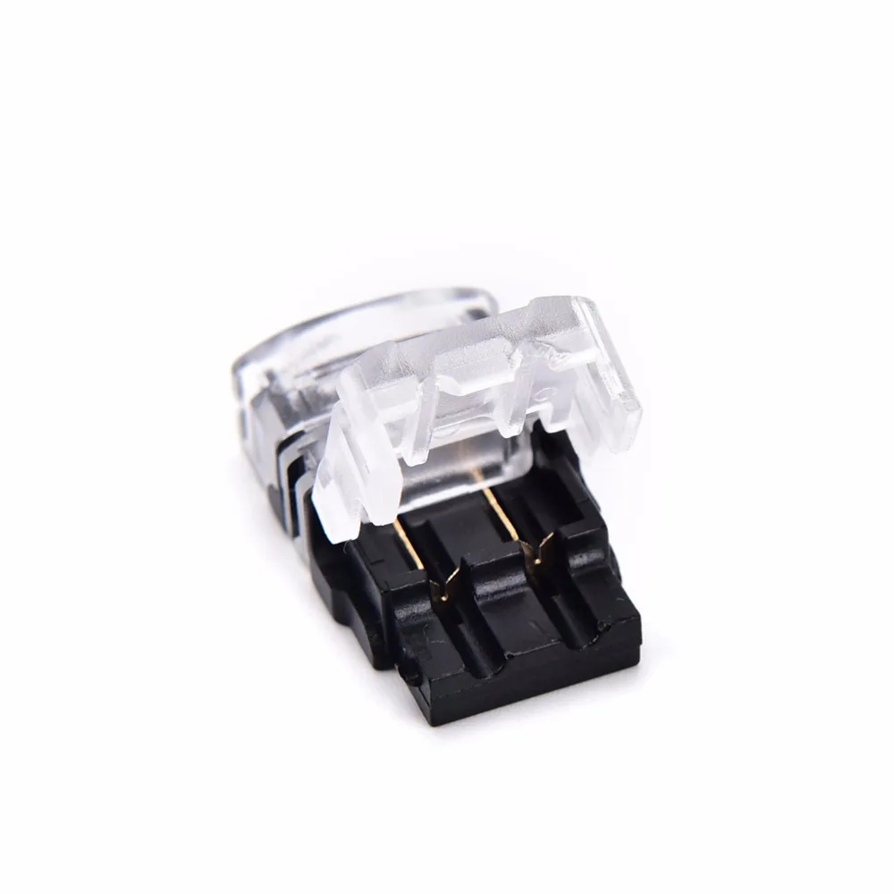 

LED Strip To Wire Connector For 8/10mm Single Color IP65 Waterproof SMD 5050 5630 LED Tape Light Connection Conductor 2pin