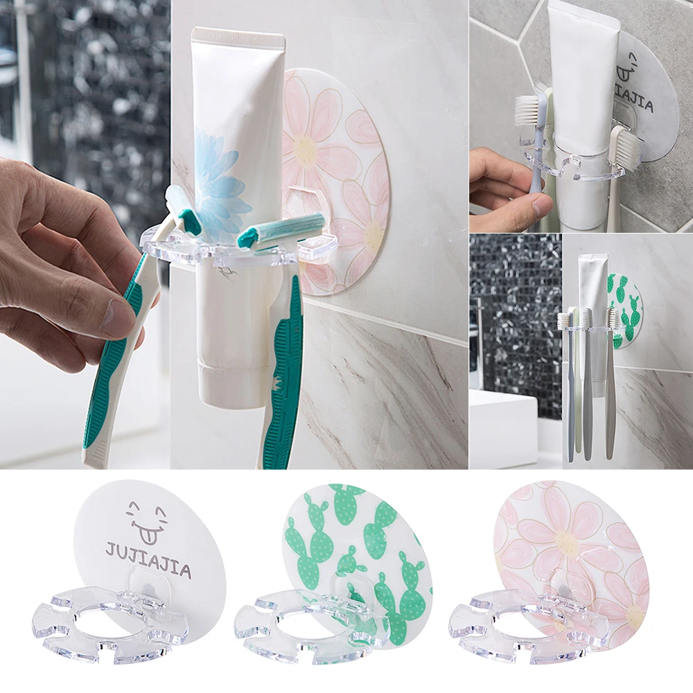 Пластиковый держатель для зубных щеток диспенсер зубной щетки органайзер ванной