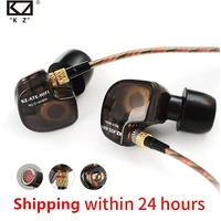 kz atr headset 1dd dynamic 3 5mm in ear earphones hifi sport earbuds for phones gaming with microphone