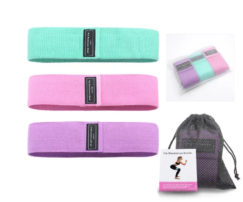 1/2/3PCS/Lot Fitness Rubber Band Elastic Yoga Resistance Bands Set Hip Circle Expander Gym Booty Home Workout | Спорт и развлечения