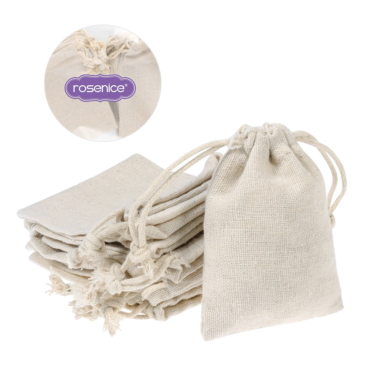 ROSENICE 10 шт сумки на шнурке Свадебная партия поддерживает поставки украшения для