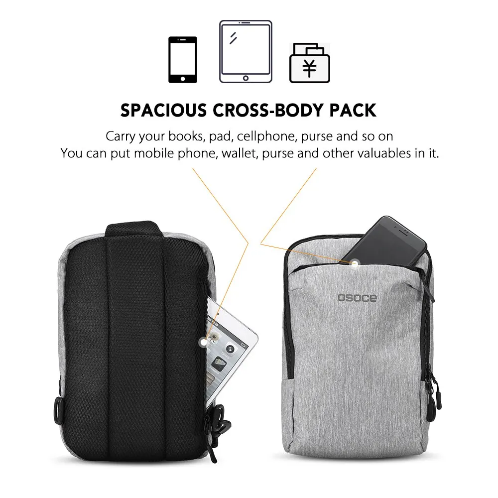 Повседневная водонепроницаемая сумка на ремне для мужчин и женщин сумка-слинг с