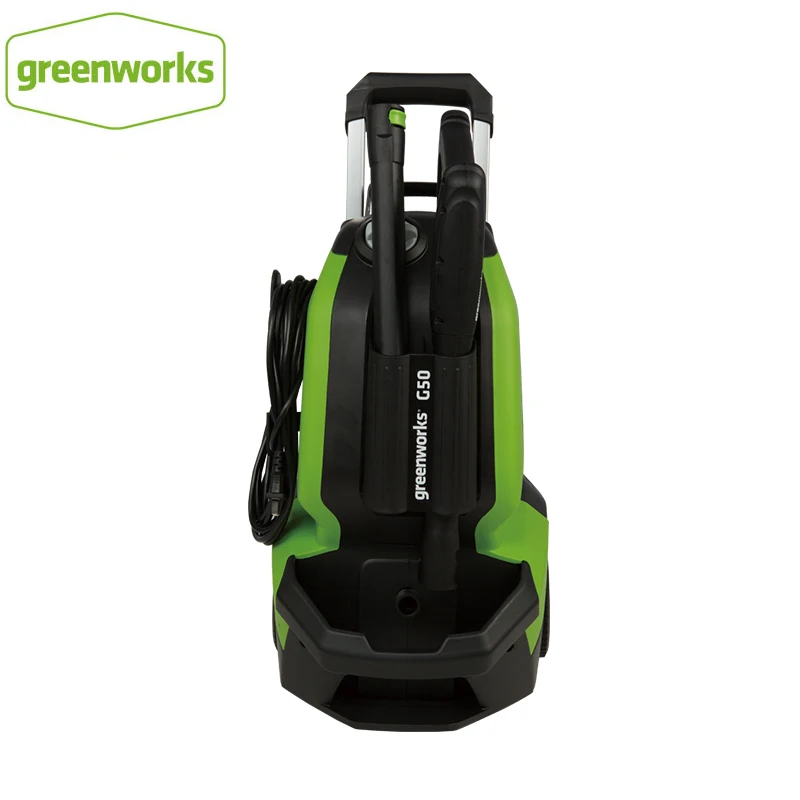

Портативная Электрическая Мойка под давлением Greenworks G50 220 В 1900 Вт, моющая струя высокого давления для мытья автомобиля