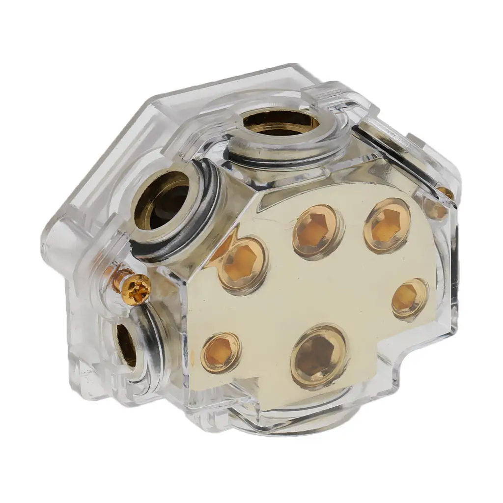 5-Ways 0/2/4/8 Ga Car Audio Power Ground Cable Splitter Distribution Block | Автомобили и мотоциклы