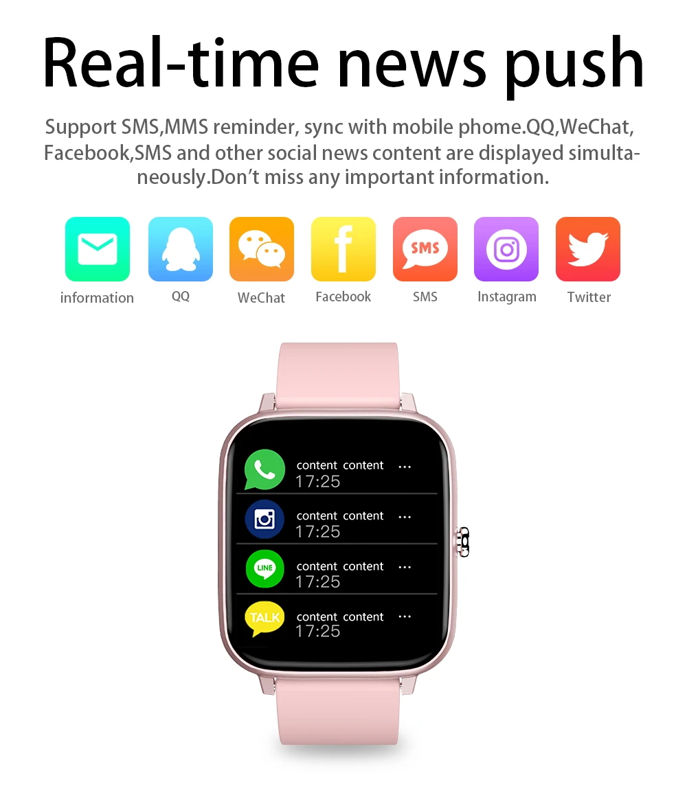 

Smart Watch(Receive/Make Call) 1.54'' Full Touch Screen With Heart Rate Blood Pressure Sleep Fitness Tracker Call SmartWatch