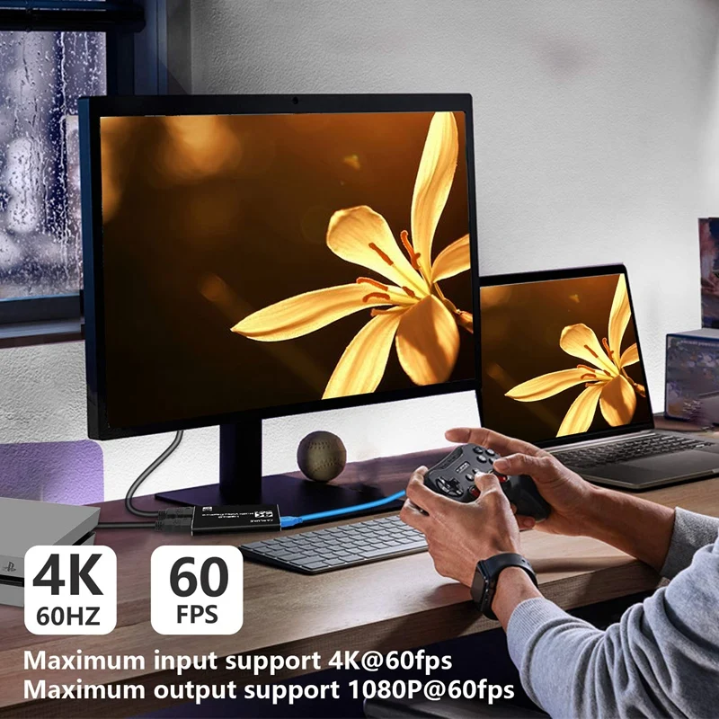 

4K Hd Game Live Video Capture Capture Card Suitable for Screen Live Game Recording
