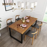 Minimalist Northern Europe Combination Of Dining Table Solid Wood Creative Custom Table Living Room Kitchen Home Furniture