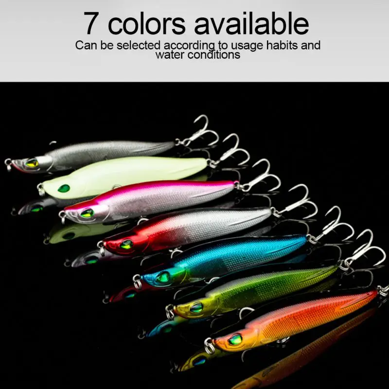 10 см 17 г Minnow Stickbait оседающие приманки приманка для рыбалки карандаш 3D глаза