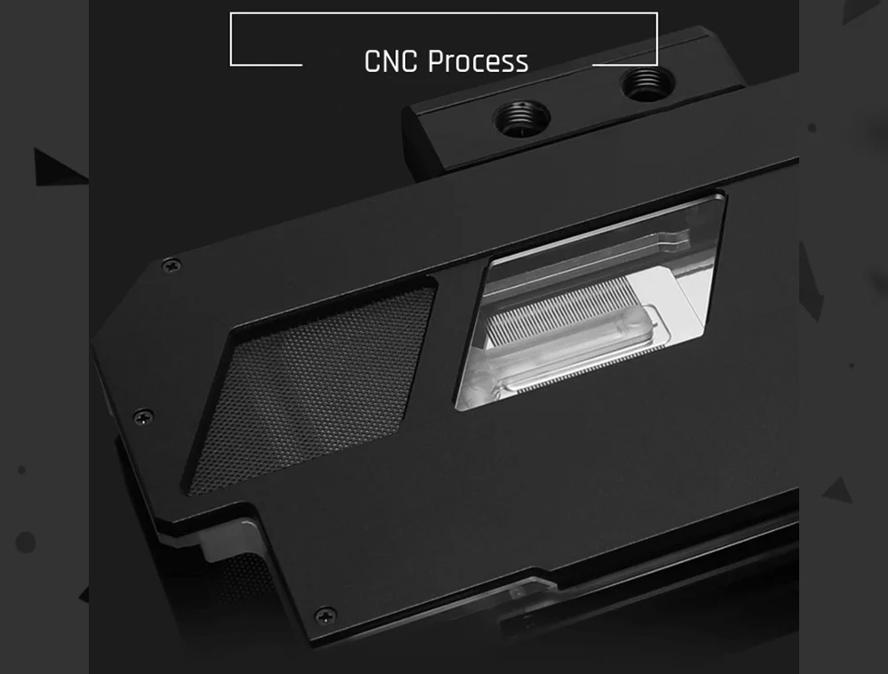 Barrowch FB-GIX2080T-PA цифровой термометр GPU блоки 5 в 3 Pin алюминиевый сплав панель, для Gigabyte RTX2080Ti/2080/2070 Aorus