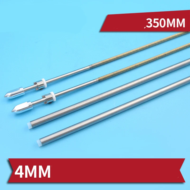 

1PC 4mm Flexible Shaft Assembly Positive/Reserve 350mm Drive Shafts+Axle Bushing+Propeller Adapter for RC Brushless Jet Boats