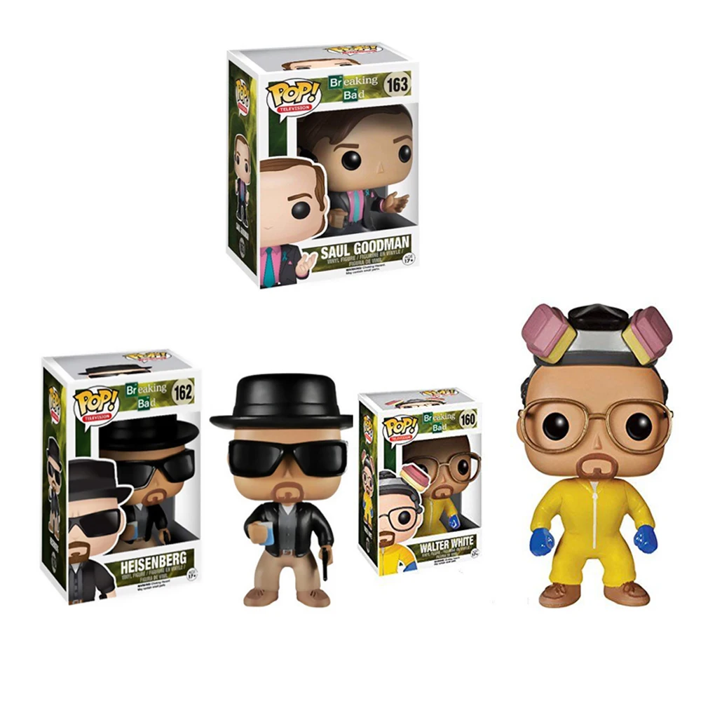 FUNKO POP Breaking Bad HEISENBERG SAUL GOODMAN фигурки модель игрушки для детей подарки на Рождество и