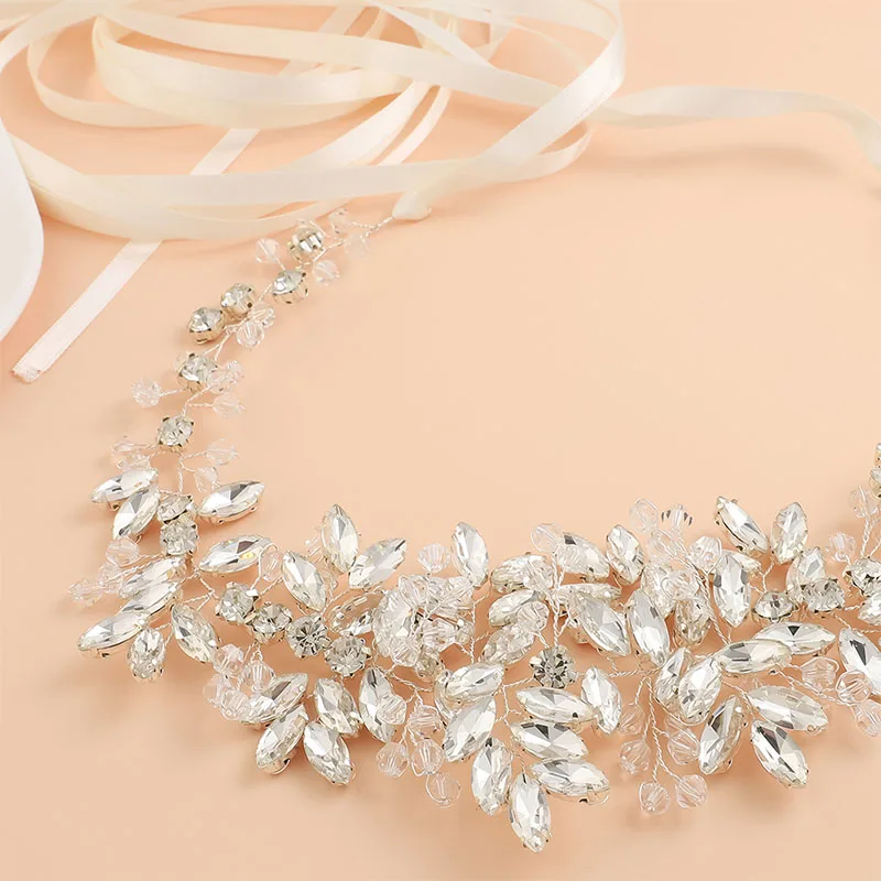 Свадебные аксессуары для выпускного вечера свадебные серебристого цвета с