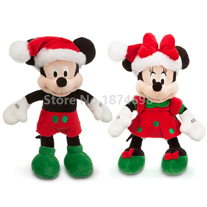Новый Микки Минни Рождество праздник мини плюшевые игрушки куклы милые мягкие