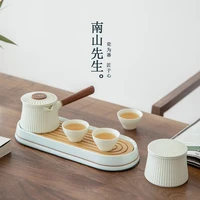 portable tea set simple chinese ceramic modern tea set with tray travel kung fu ceremony tetera porcelana teaware sets bg50ts
