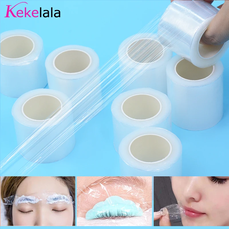 

3 Rolls Eyelash Wrap Lash Perm Lift Plastic Wraps Eyelashes Extension Remover Accessories Professional Eyebrow Microblade Film