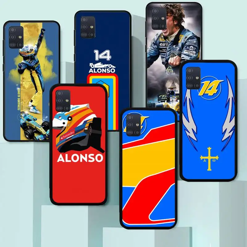 

Fernando Alonso Phone Case For Samsung A50 A51 A71 A12 A72 A52 A32 A02 A20E A31 A40 A70 A80 Fundas coque