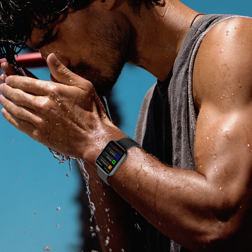 Смарт-часы GandlEy F6 для мужчин и женщин спортивные с Bluetooth вызовом 2020 кислородом в