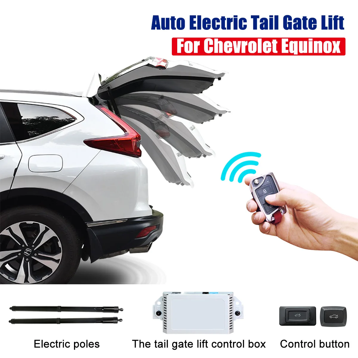 

Easy to install Smart Auto ElectricTail Gate Lift For Chevrolet Equinox 2017+ with Remote Control Drive Seat Button Control Set