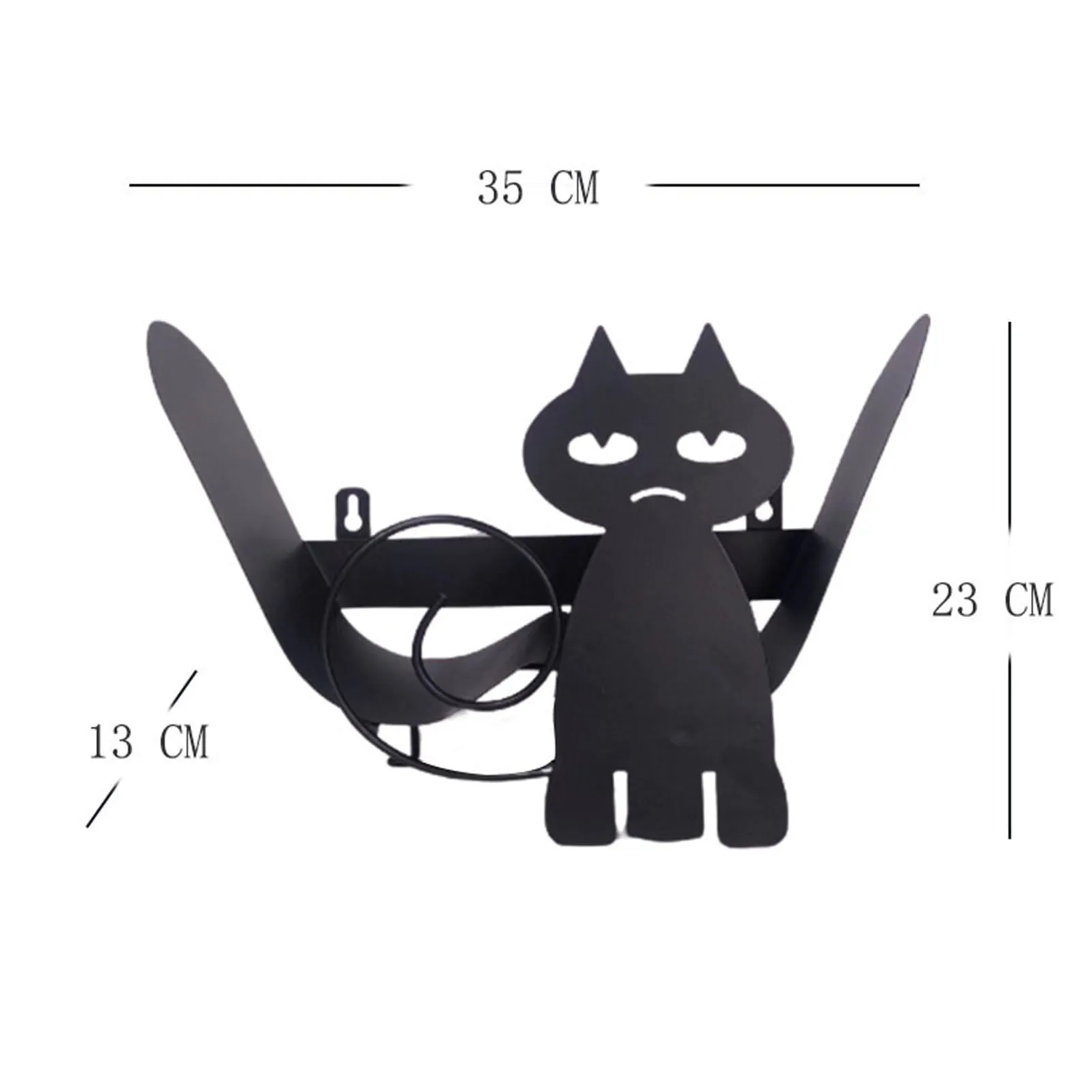 Держатель рулона туалетной бумаги в виде милого кота металлический стеллаж для