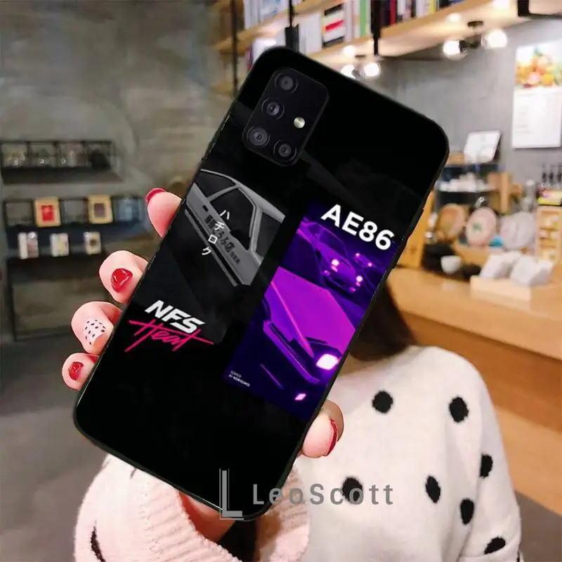 

Amine INITIAL D AE86 Phone Case For Samsung Galaxy S8 S9 S10 Plus S10E Note 3 4 5 6 7 8 9 10 Pro Lite cover