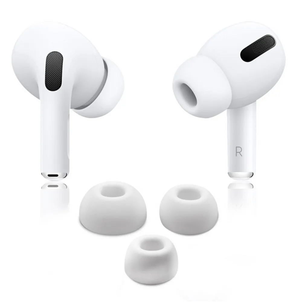 

Мягкий силиконовый чехол для наушников Apple AirPods3 Pro, аксессуары для наушников, сменные чехлы для наушников (3 пары)
