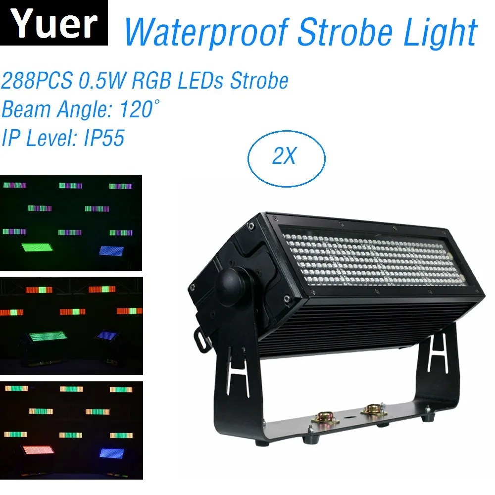 Водонепроницаемый светодиодный настенный RGB светильник 288 с управлением DMX 512