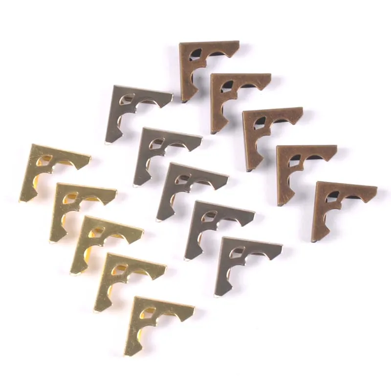 50 шт. 16x16 мм Античная металлический книжный Скрапбукинг тетрадь Альбомы меню