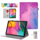 Окрашенные красивые Чехлы для планшетов Samsung Galaxy Tab A 8,0 A 10,1 2019, чехол для Samsung A7 Lite 8,7S7 plusS7 FE 12,4 для Tab S7 11