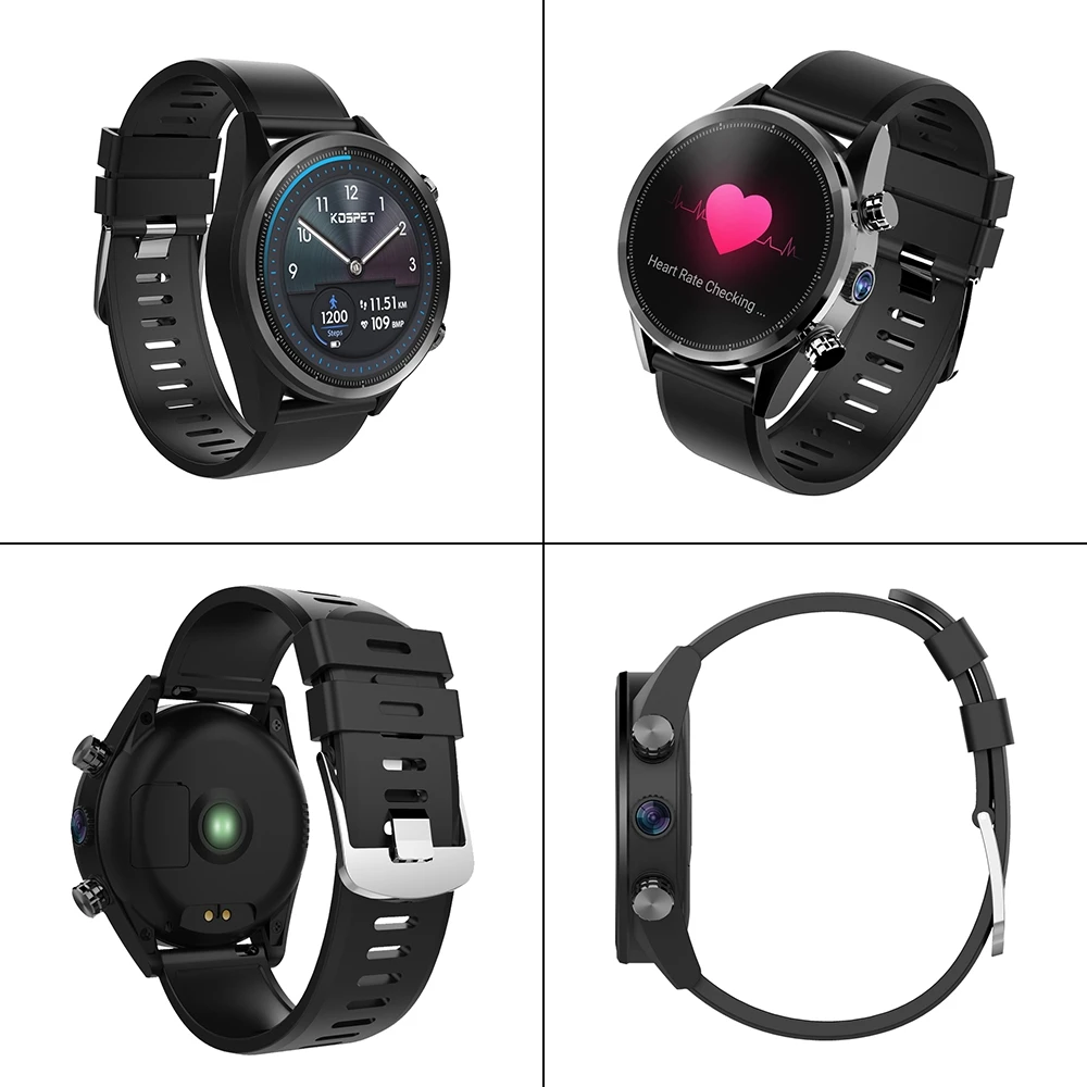 Kospet Hope 3G 32G 4G-LTE Smart Watch Phone 1.39inch Large screen AMOLED IP67 WIFI GPS/GLONASS 8.0MP Bluetooth | Электроника