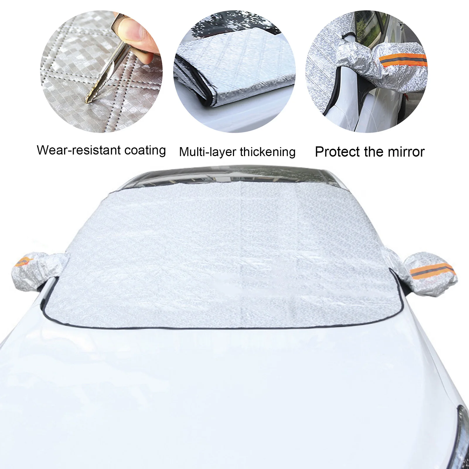 

Чехол для автомобиля от снега антифриза Sunshade защита ветрового стекла