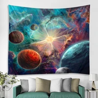tapestry art deco blanket curtain hanging home bedroom living room decoration universe planet astronaut series