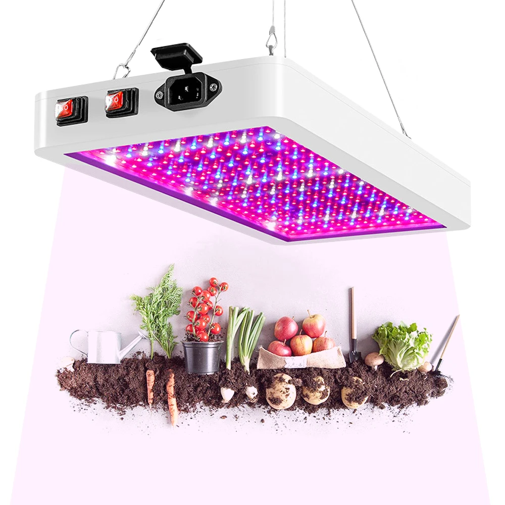 фитолампа для растений Светодиодный светильник выращивания 2000 Вт/1000 Вт
