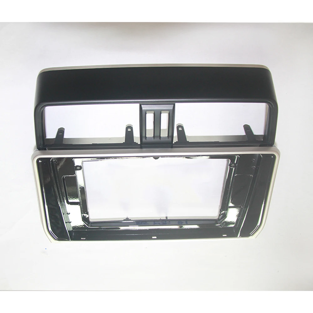 

HANGXIAN 2 Din Car Radio Fascia frame for TOYOTA PRADO 2018 car DVD player Panel Dash Kit Installation Frame Trim Bezel