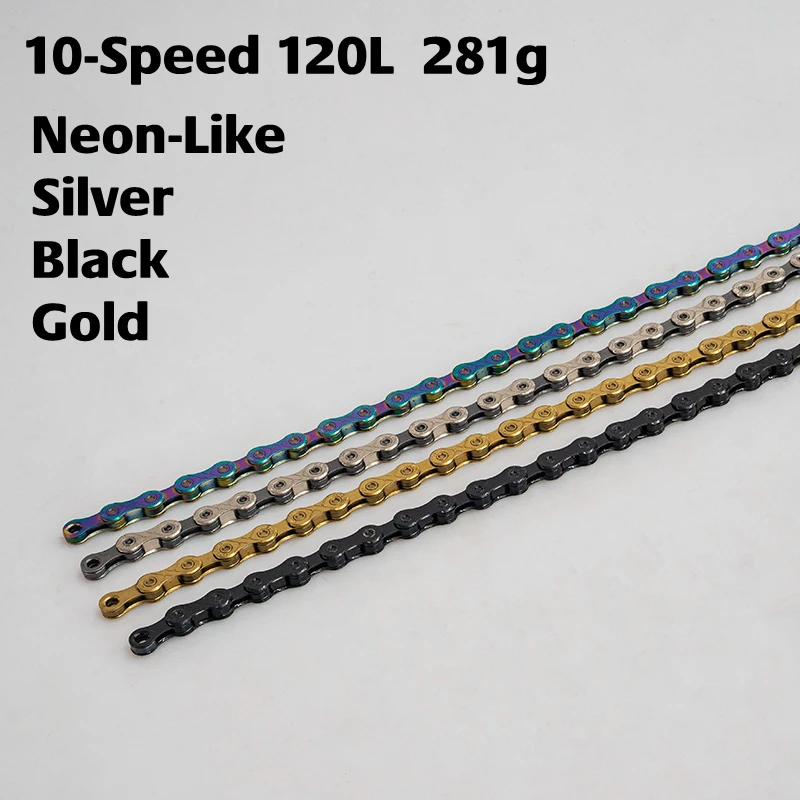 ZRACE Bike Chain 8 9 10 11 12 Speed MTB Mountain Road Bicycle Neon-Like Silver Black Gold 114/120/126L | Спорт и развлечения