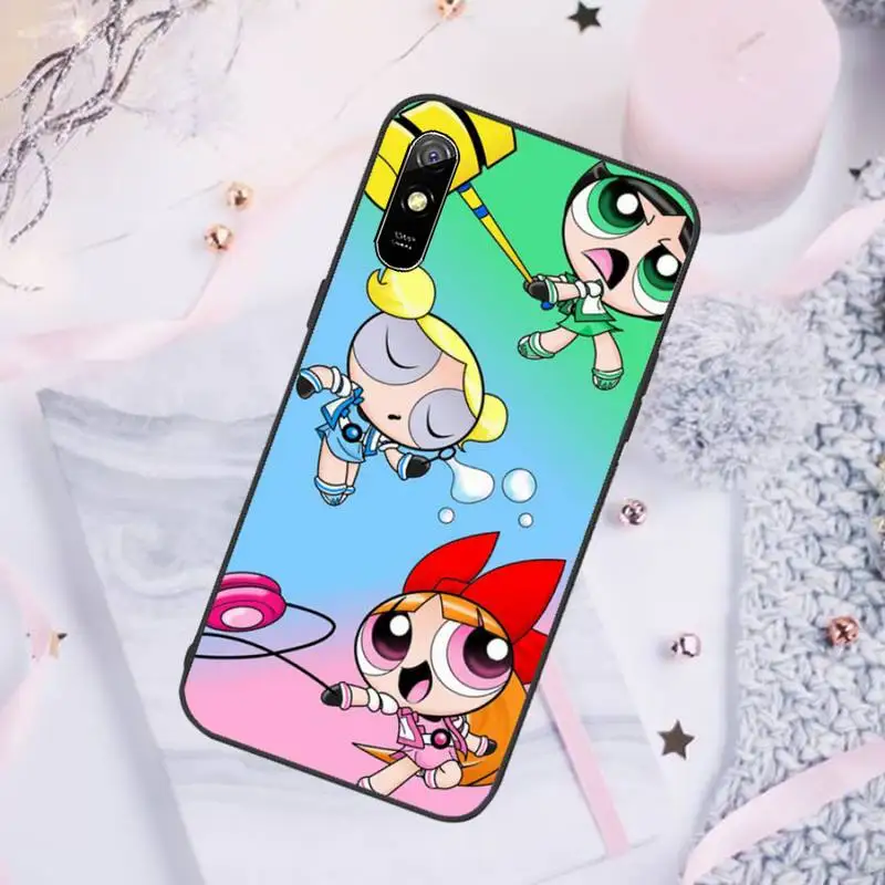 

The cute funny Powerpuffs Girls Phone Cases For Xiaomi Mi Redmi Note 7 8 9 pro 8T 9T 9S 9A 10 Lite pro